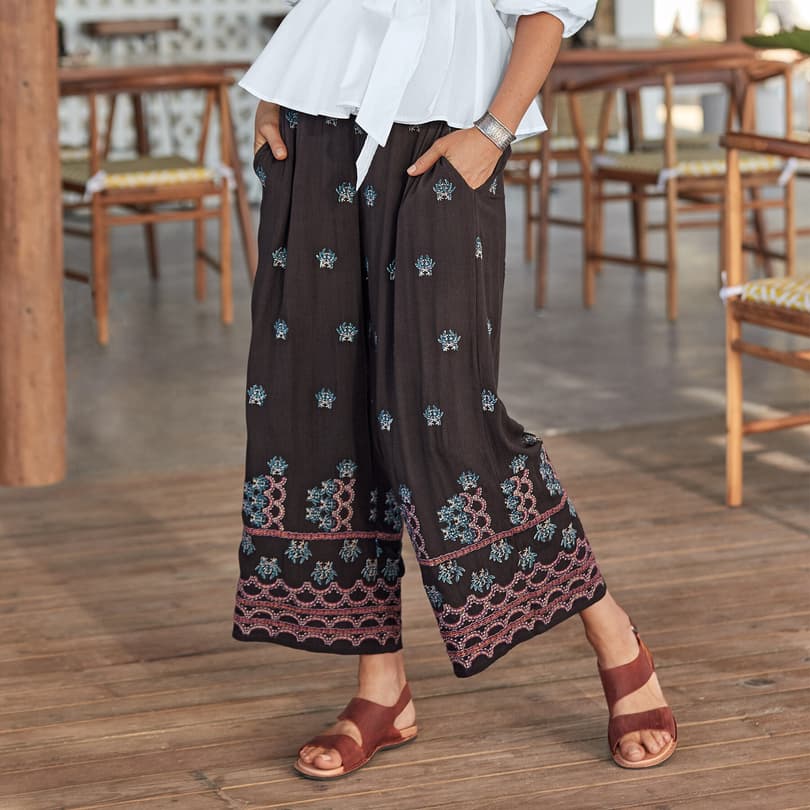 Culottes skirt clearance embroidery