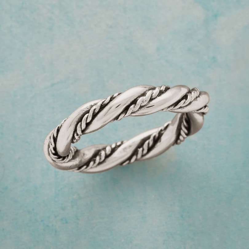 ENTWINED STERLING RING view 1