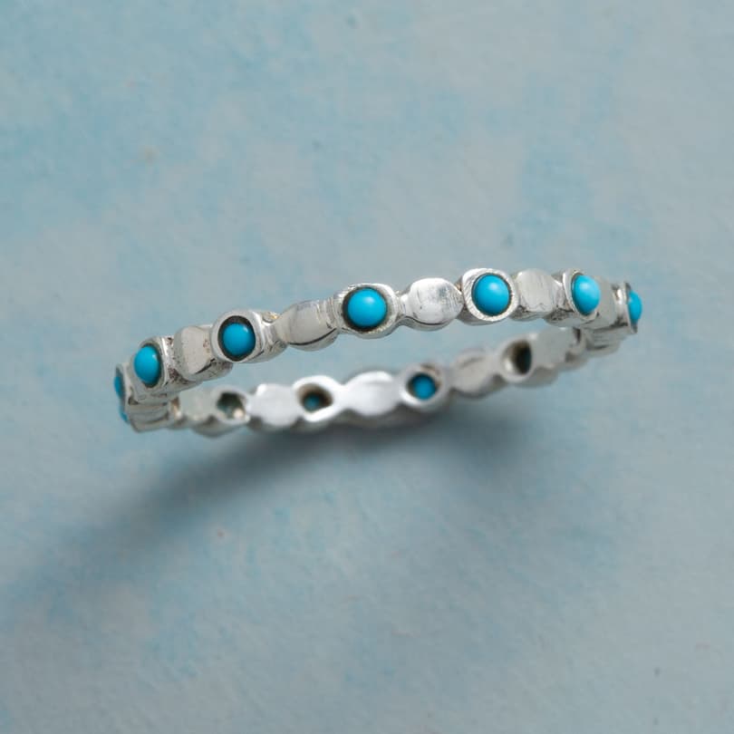TURQUOISE ELLIPSIS RING view 1