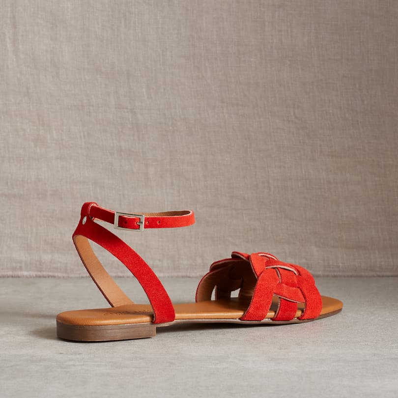 Cosmos Suede Sandals View 3