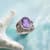 Arienne Amethyst Ring View 3