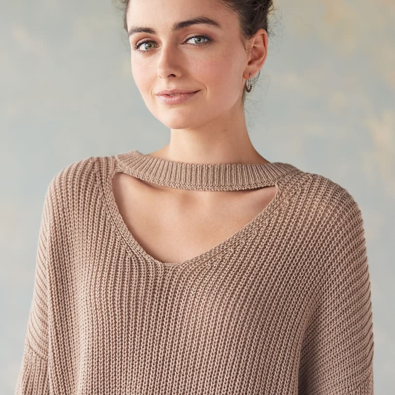 RIBBED KNIT TOP view 2