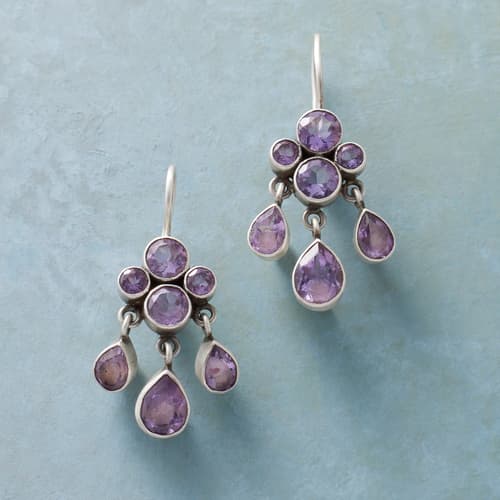 Purple Rain Earrings View 1