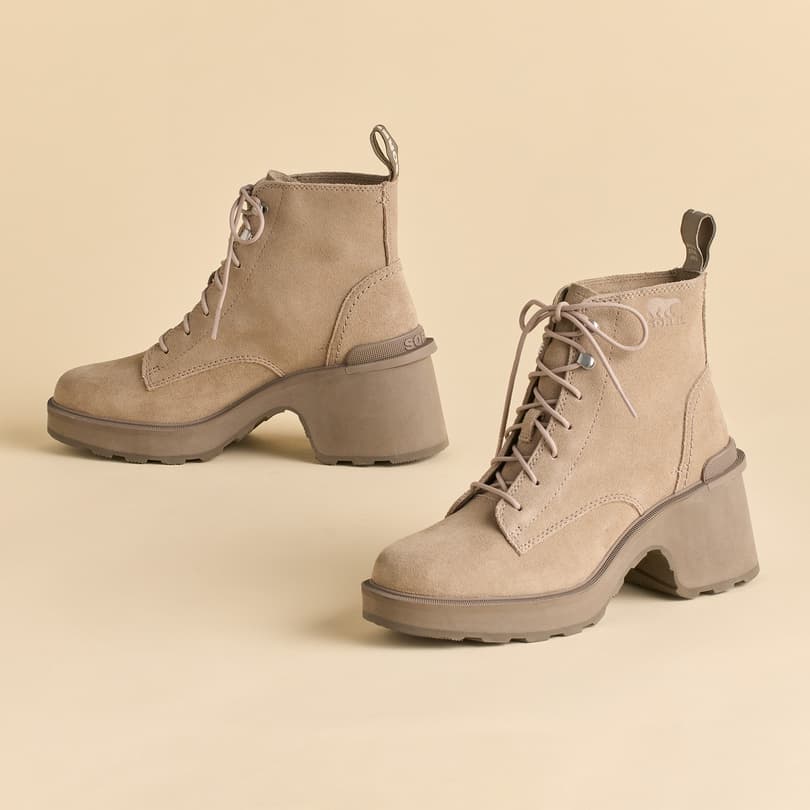 Hi-line Heel Lace Boots View 1