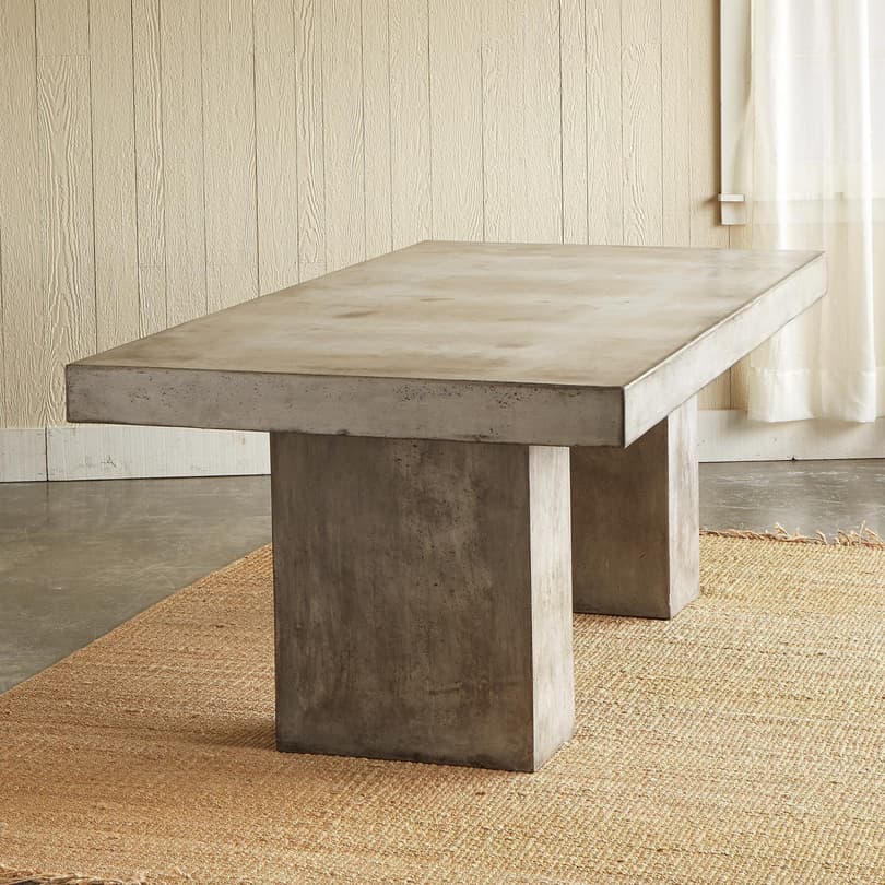 GRAVITAS CEMENT DINING TABLE 6&#39; view 1