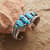 1970S GODBER TURQUOISE CUFF view 1