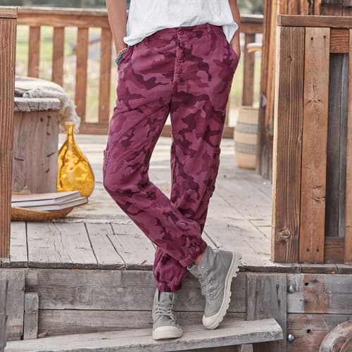 GRAND VIEW JOGGERS view 1 BERRY CAMO