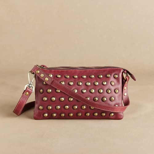 Paola Studded Crossbody Bag