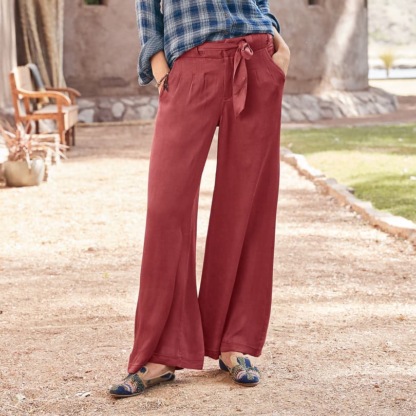 DRESSED UP COOL PANT PETITE view 1 RUSSET