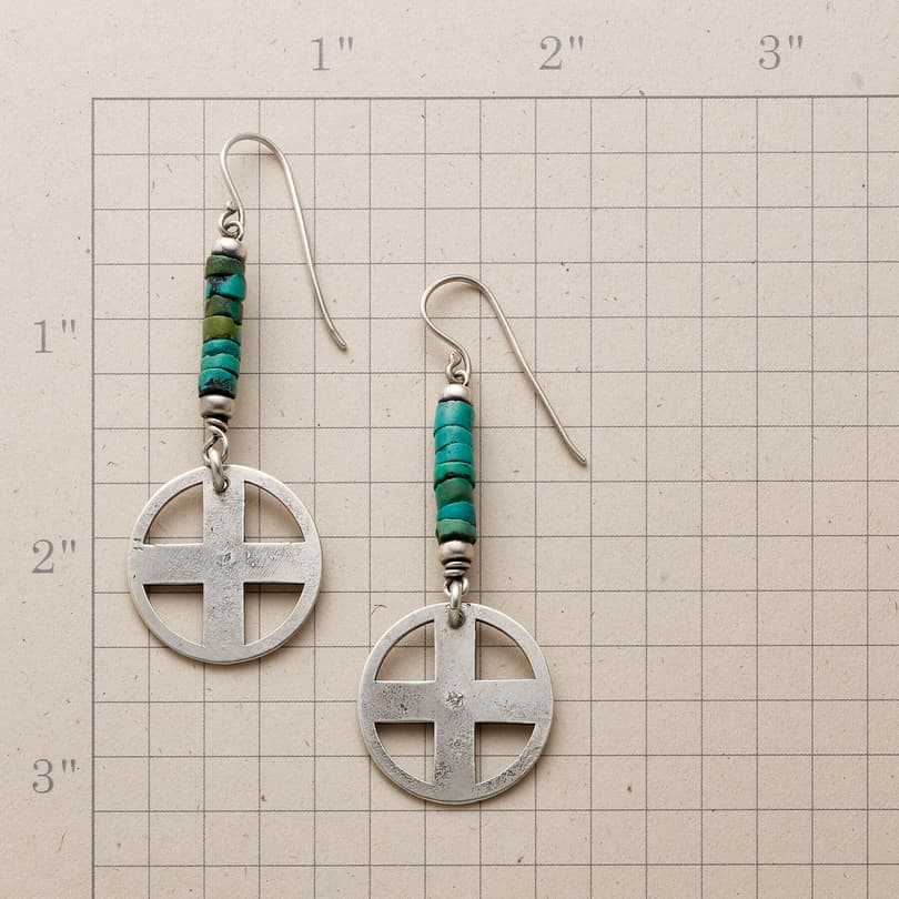 MEDICINE WHEEL EARRINGS view 1