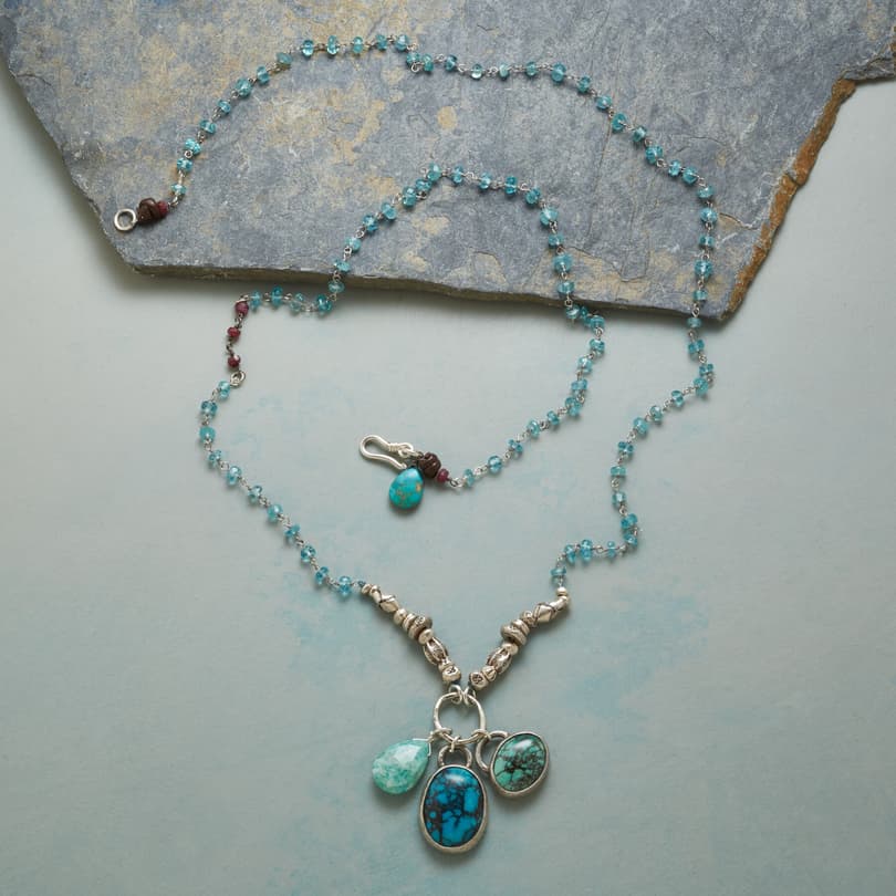 TURQUOISE TROVE NECKLACE view 1