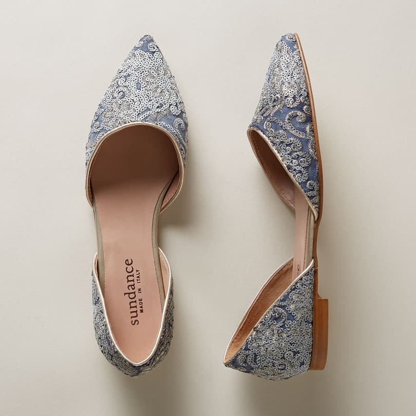 SERENADE SEQUINED FLATS view 1