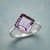 ANGLED AMETHYST RING view 1