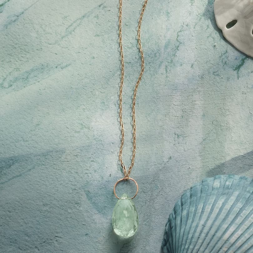 Hint Of Green Amethyst Necklace View 5