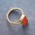 Carnelian Baguette Ring View 2