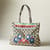 FREE-SPIRITED FLORAL TOTE view 1