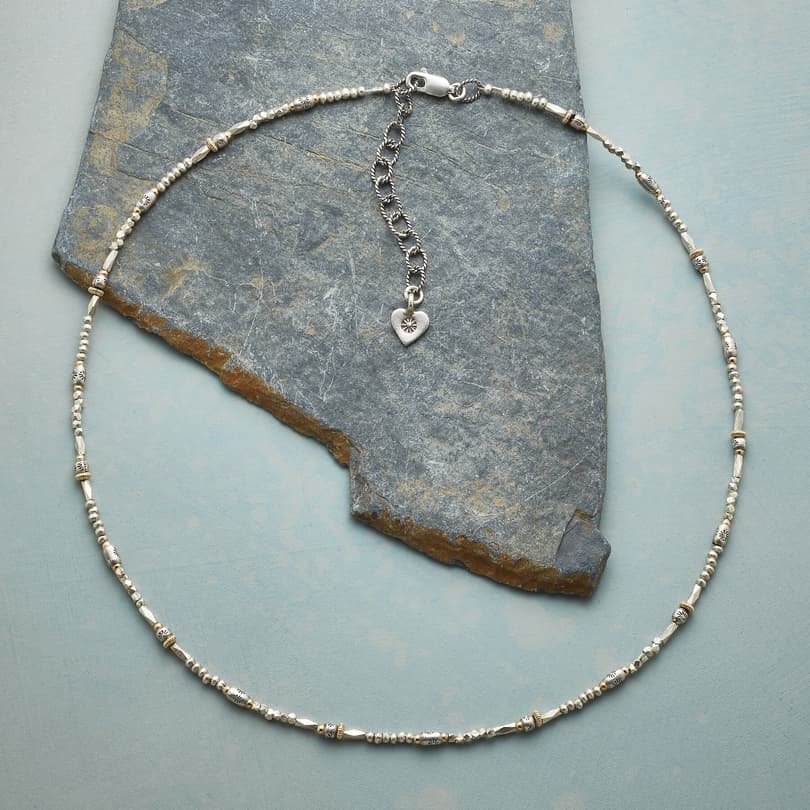 MINGLING METALS NECKLACE view 1