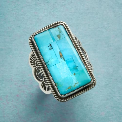 AT ALTITUDE TURQUOISE RING view 1