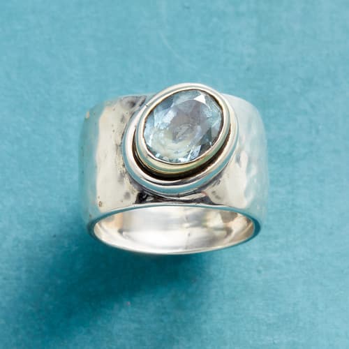 TIPSY TOPAZ RING view 1