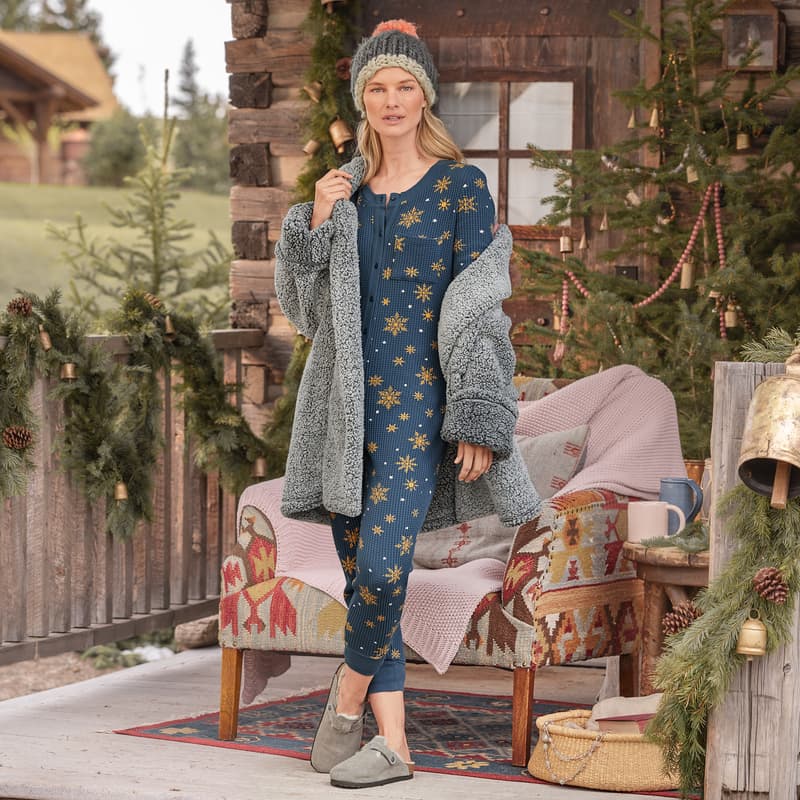 Cozy Holidays Pj Onsie