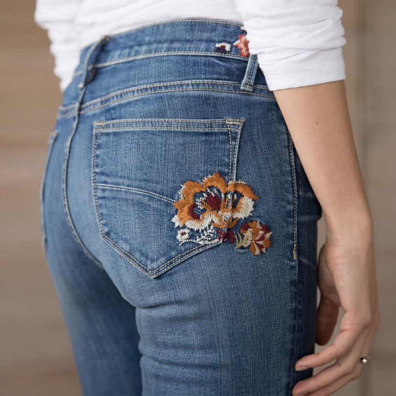 FARRAH FLORAL JEANS BY DRIFTWOOD view 4