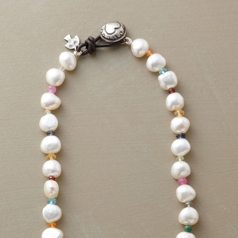 PEARL RAINBOW NECKLACE view 2