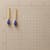 Lapis Teardrops Earrings View 2