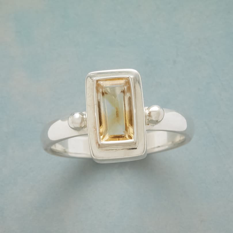 CITRINE STEP UP RING view 1