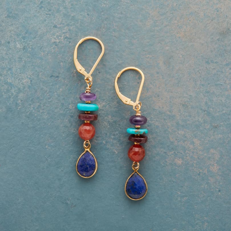 Lapis Road Earrings View 1