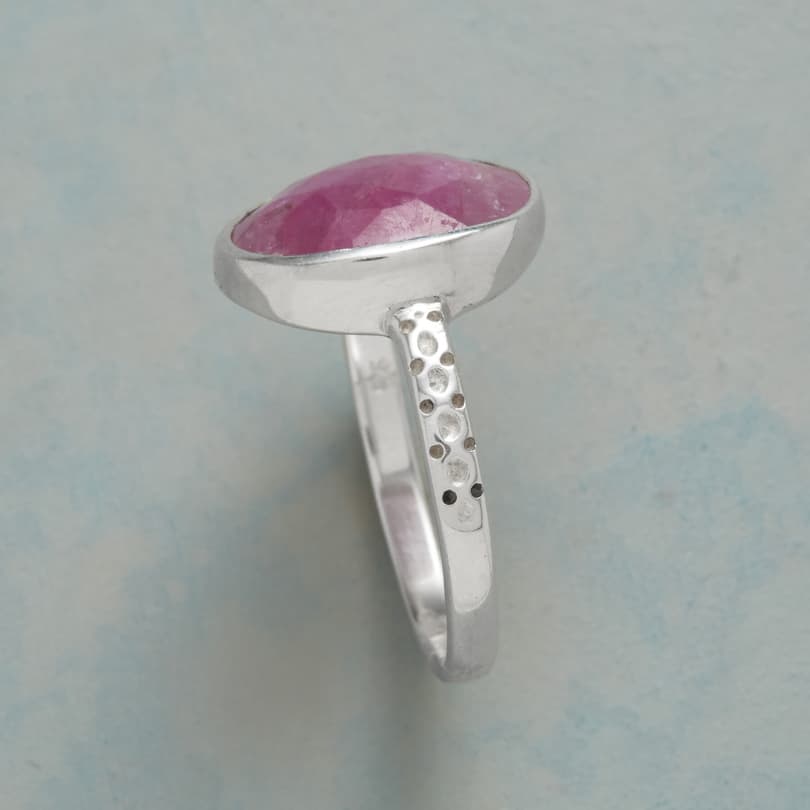 PINK SAPPHIRE RING view 1