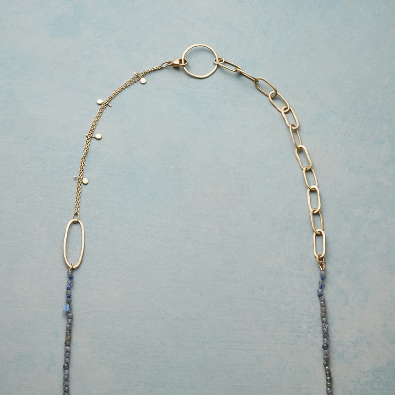 LINKS AND LABRADORITE NECKLACE view 2
