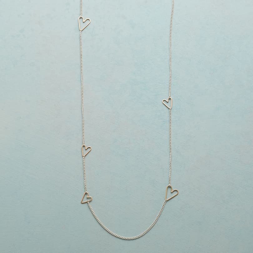 TINY HEARTS, BIG LOVE NECKLACE view 1