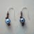 LEATHER KNOT PEARL EARRINGS view 1