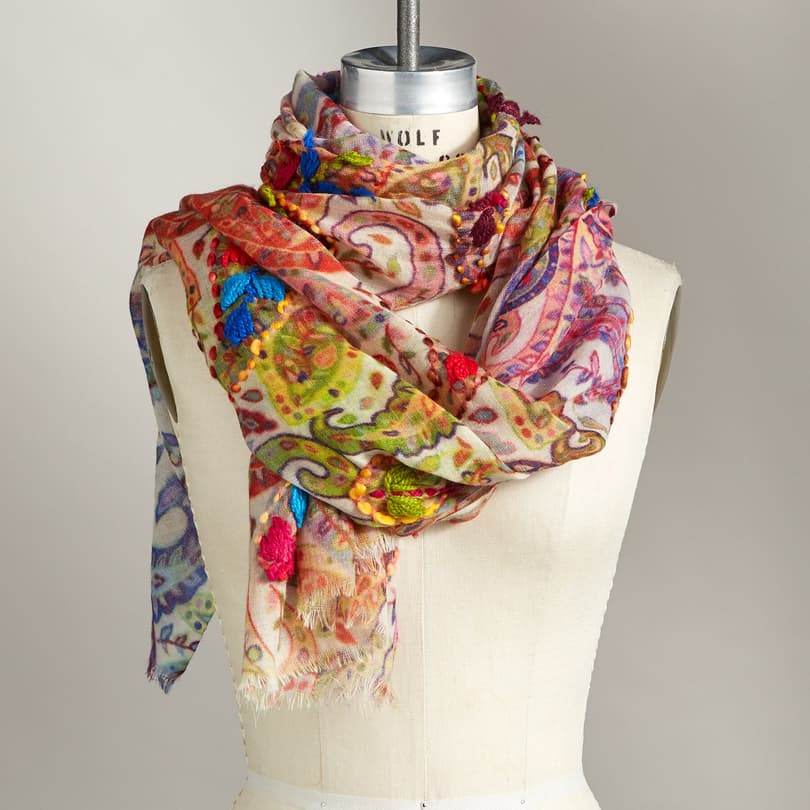 POETIC PAISLEY SCARF view 1