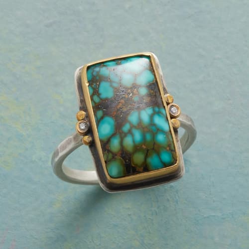 Twinkling Turquoise Ring View 1