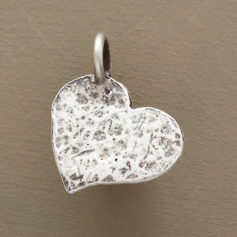 STERLING SILVER HAMMERED INSPIRATIONAL CHARMS view