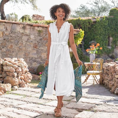 Antoinette Linen Dress - Petites | Sundance Catalog