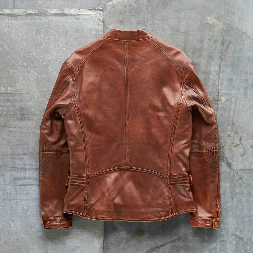CALLISTER LEATHER JACKET view 3