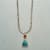 TURQUOISE AHEAD NECKLACE view 1