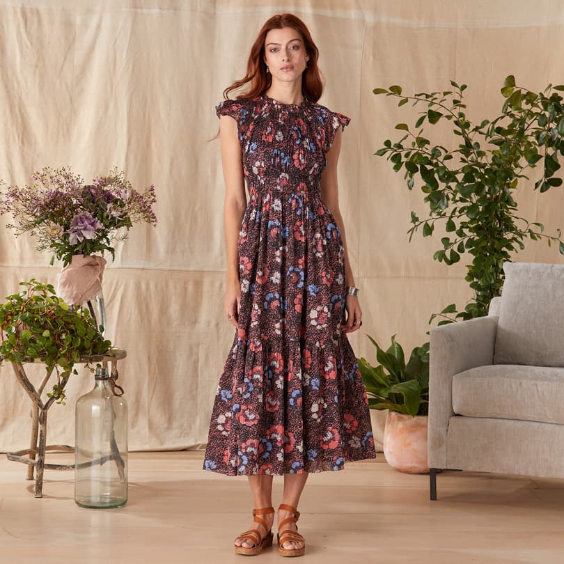 Kyah Ankle Dress View 6Floral