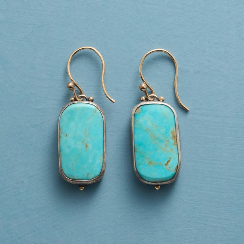 Arizona Turquoise Earrings View 1