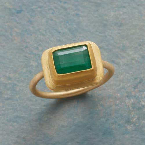 Emerald Goddess Ring View 1