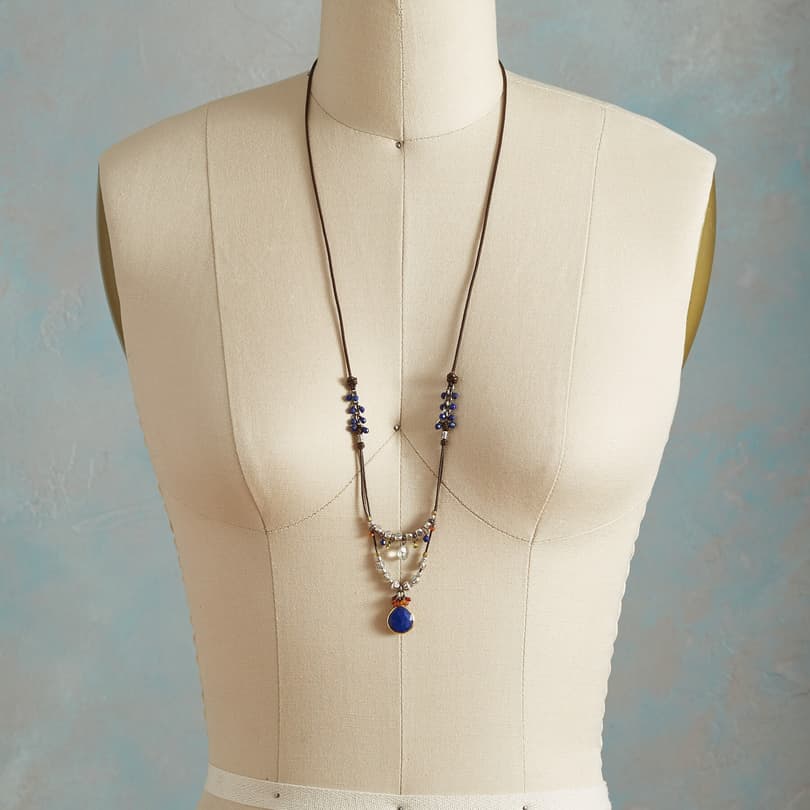 IN LOVE WITH LAPIS NECKLACE view 3