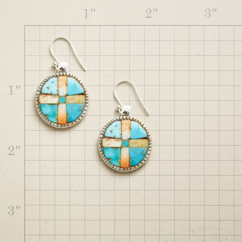 COMPASS POINTS EARRINGS view 1