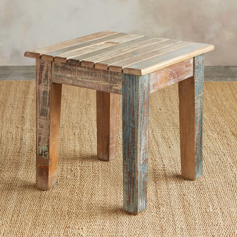 RECLAIMED ADIRONDACK SIDE TABLE view 1