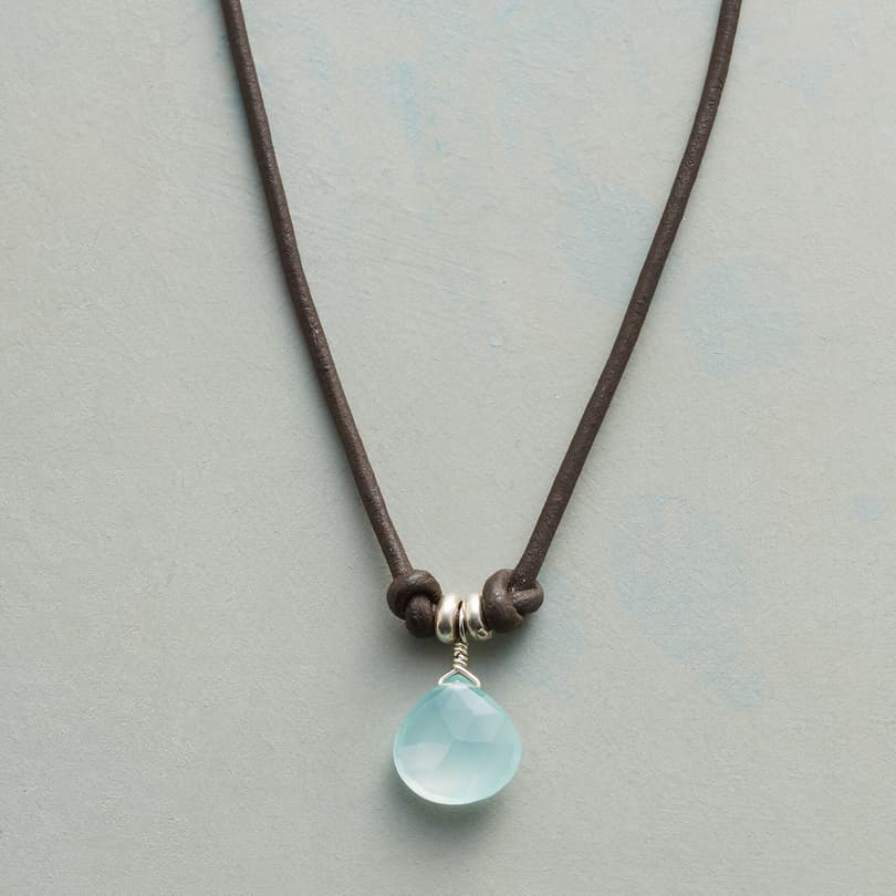 KNOTTED CHALCEDONY NECKLACE view 1