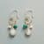FROSTED EVERGREEN EARRINGS view 1