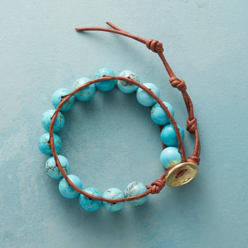 Turquoise Globes Bracelet View 1