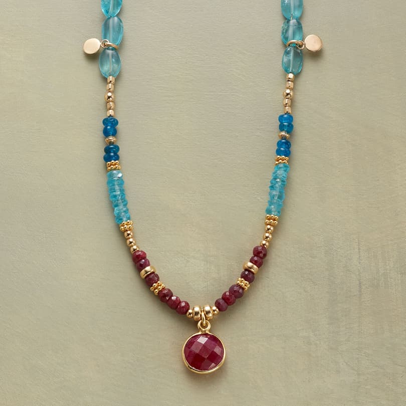 RUBY BLUES NECKLACE view 1