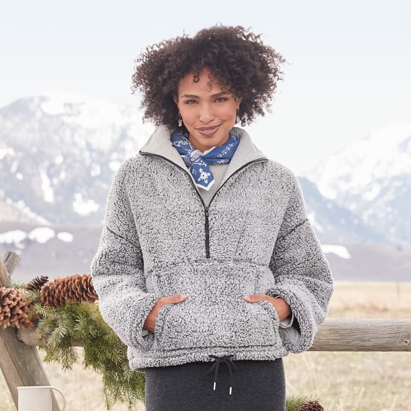 Petite sherpa 2025 pullover